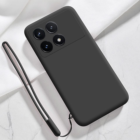 Coque Ultra Fine Silicone Souple 360 Degres Housse Etui YK1 pour Xiaomi Redmi K70 Pro 5G Noir