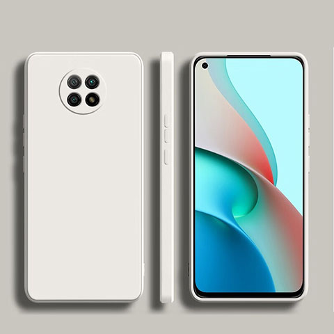 Coque Ultra Fine Silicone Souple 360 Degres Housse Etui YK1 pour Xiaomi Redmi Note 9T 5G Blanc