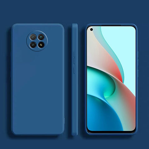 Coque Ultra Fine Silicone Souple 360 Degres Housse Etui YK1 pour Xiaomi Redmi Note 9T 5G Bleu