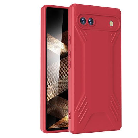 Coque Ultra Fine Silicone Souple 360 Degres Housse Etui YK2 pour Google Pixel 6a 5G Rouge