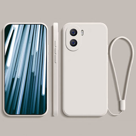 Coque Ultra Fine Silicone Souple 360 Degres Housse Etui YK2 pour Huawei Honor X40i 5G Blanc