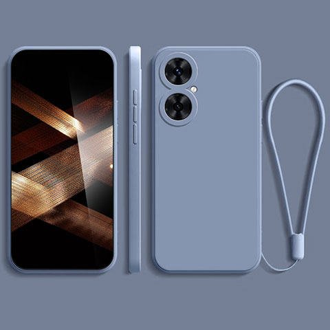 Coque Ultra Fine Silicone Souple 360 Degres Housse Etui YK2 pour Huawei Nova 11i Gris Lavende