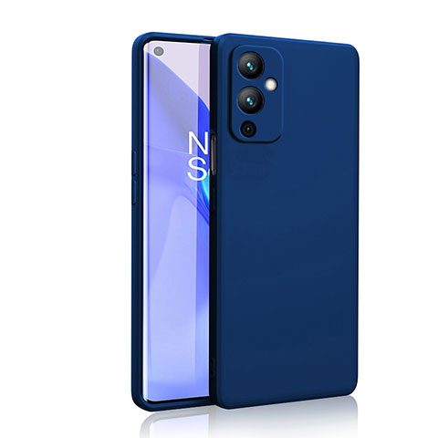 Coque Ultra Fine Silicone Souple 360 Degres Housse Etui YK2 pour OnePlus 9 5G Bleu