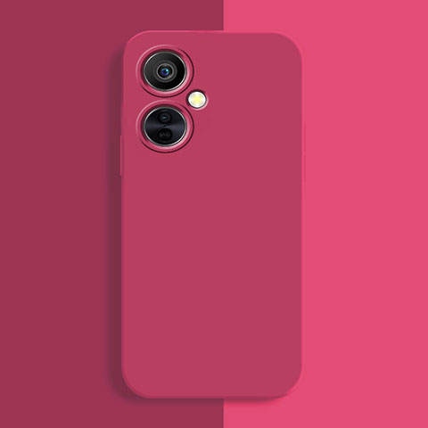 Coque Ultra Fine Silicone Souple 360 Degres Housse Etui YK2 pour OnePlus Nord CE 3 Lite 5G Rose Rouge