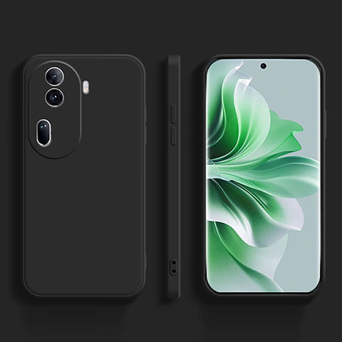 Coque Ultra Fine Silicone Souple 360 Degres Housse Etui YK2 pour Oppo Reno11 Pro 5G Noir