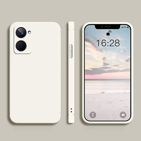 Coque Ultra Fine Silicone Souple 360 Degres Housse Etui YK2 pour Realme 10 4G Blanc