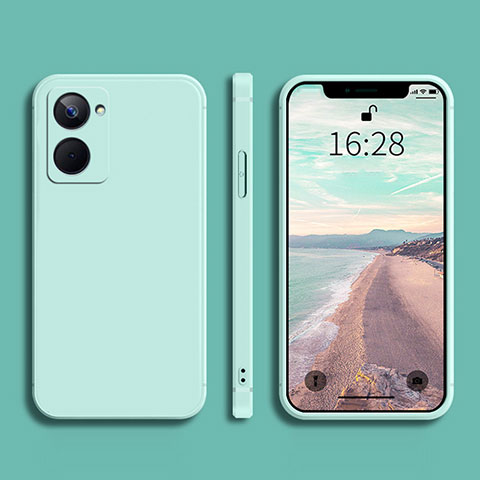 Coque Ultra Fine Silicone Souple 360 Degres Housse Etui YK2 pour Realme 10 Pro 5G Pastel Vert