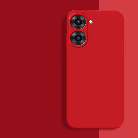 Coque Ultra Fine Silicone Souple 360 Degres Housse Etui YK2 pour Realme 10S 5G Rouge