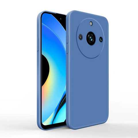 Coque Ultra Fine Silicone Souple 360 Degres Housse Etui YK2 pour Realme 11 Pro 5G Bleu