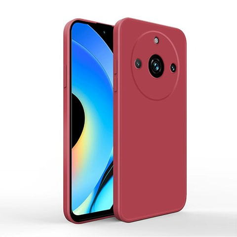 Coque Ultra Fine Silicone Souple 360 Degres Housse Etui YK2 pour Realme 11 Pro 5G Rouge