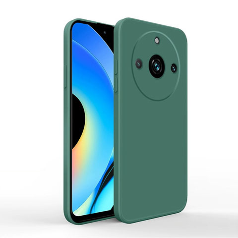 Coque Ultra Fine Silicone Souple 360 Degres Housse Etui YK2 pour Realme 11 Pro 5G Vert