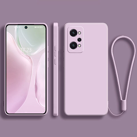 Coque Ultra Fine Silicone Souple 360 Degres Housse Etui YK2 pour Realme GT Neo 3T 5G Violet Clair