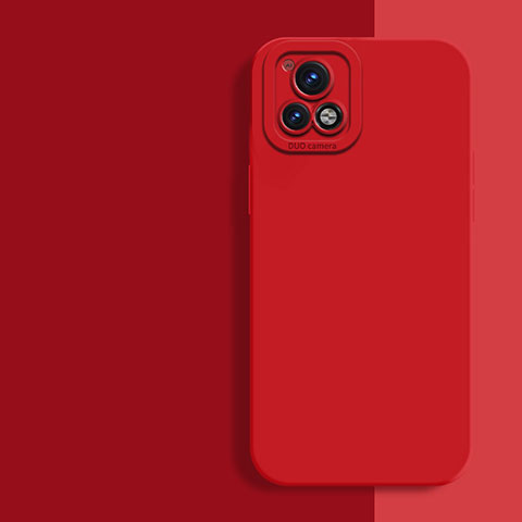 Coque Ultra Fine Silicone Souple 360 Degres Housse Etui YK2 pour Vivo Y31s 5G Rouge