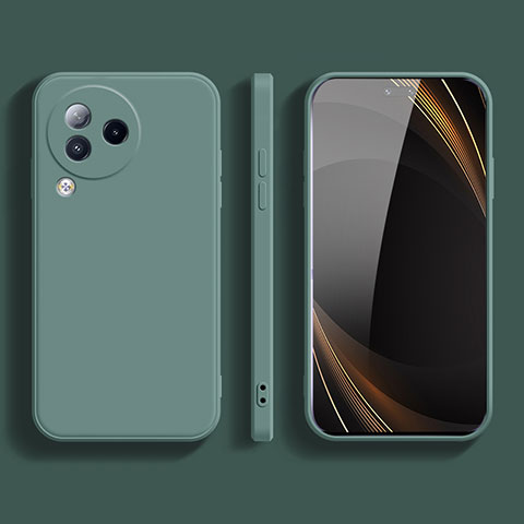 Coque Ultra Fine Silicone Souple 360 Degres Housse Etui YK2 pour Xiaomi Civi 3 5G Vert Nuit