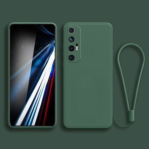 Coque Ultra Fine Silicone Souple 360 Degres Housse Etui YK2 pour Xiaomi Mi 10S 5G Vert Nuit