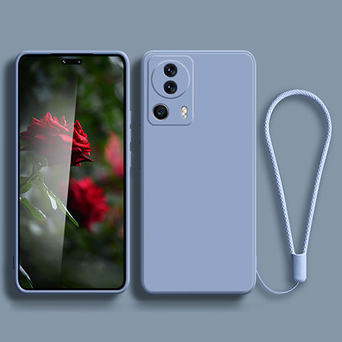 Coque Ultra Fine Silicone Souple 360 Degres Housse Etui YK2 pour Xiaomi Mi 12 Lite NE 5G Gris Lavende