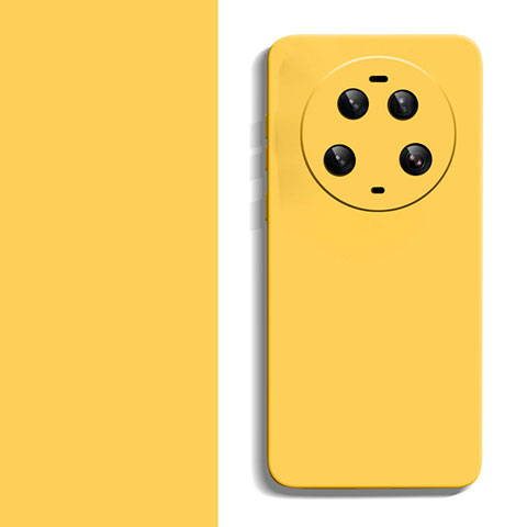 Coque Ultra Fine Silicone Souple 360 Degres Housse Etui YK2 pour Xiaomi Mi 13 Ultra 5G Jaune