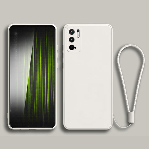 Coque Ultra Fine Silicone Souple 360 Degres Housse Etui YK2 pour Xiaomi POCO M3 Pro 5G Blanc