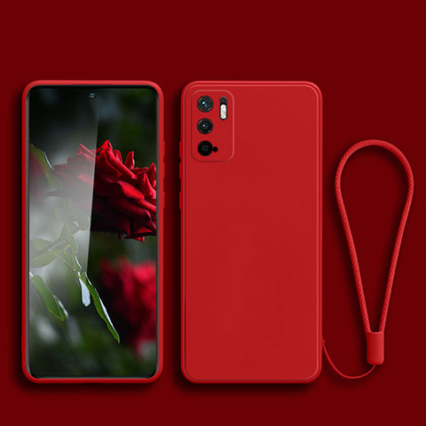 Coque Ultra Fine Silicone Souple 360 Degres Housse Etui YK2 pour Xiaomi POCO M3 Pro 5G Rouge