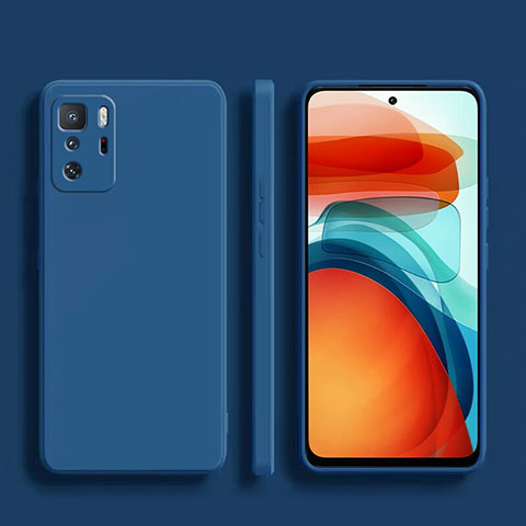 Coque Ultra Fine Silicone Souple 360 Degres Housse Etui YK2 pour Xiaomi Poco X3 GT 5G Bleu