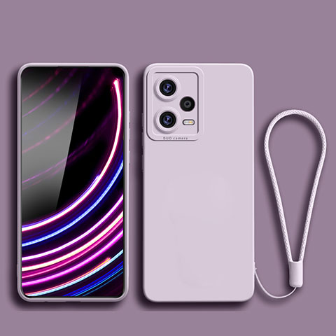 Coque Ultra Fine Silicone Souple 360 Degres Housse Etui YK2 pour Xiaomi Poco X5 5G Violet Clair