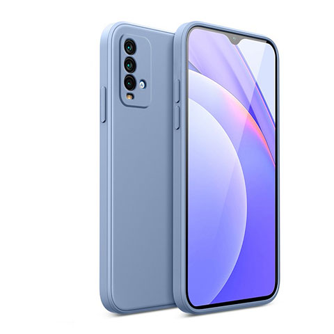 Coque Ultra Fine Silicone Souple 360 Degres Housse Etui YK2 pour Xiaomi Redmi 9T 4G Gris Lavende