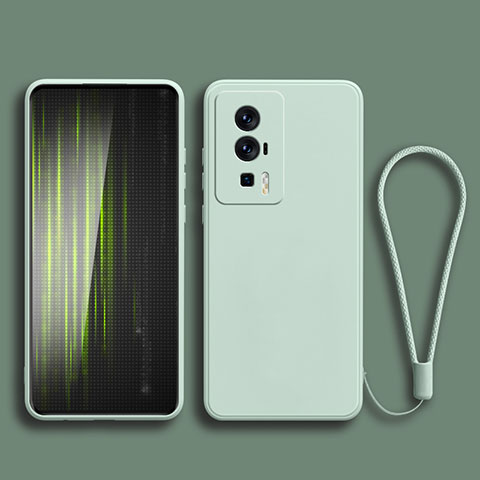 Coque Ultra Fine Silicone Souple 360 Degres Housse Etui YK2 pour Xiaomi Redmi K60 5G Pastel Vert