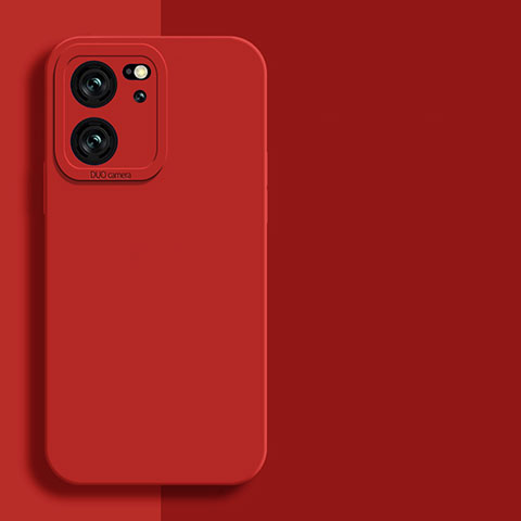 Coque Ultra Fine Silicone Souple 360 Degres Housse Etui YK2 pour Xiaomi Redmi K60 Ultra 5G Rouge