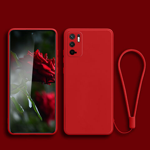 Coque Ultra Fine Silicone Souple 360 Degres Housse Etui YK2 pour Xiaomi Redmi Note 10 5G Rouge