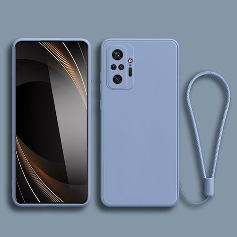 Coque Ultra Fine Silicone Souple 360 Degres Housse Etui YK2 pour Xiaomi Redmi Note 11 SE India 4G Gris Lavende