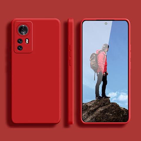 Coque Ultra Fine Silicone Souple 360 Degres Housse Etui YK2 pour Xiaomi Redmi Note 12S Rouge