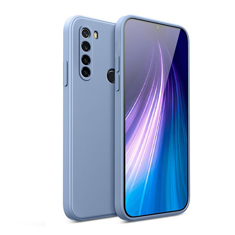 Coque Ultra Fine Silicone Souple 360 Degres Housse Etui YK2 pour Xiaomi Redmi Note 8 (2021) Gris Lavende