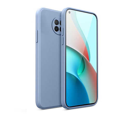 Coque Ultra Fine Silicone Souple 360 Degres Housse Etui YK2 pour Xiaomi Redmi Note 9T 5G Gris Lavende