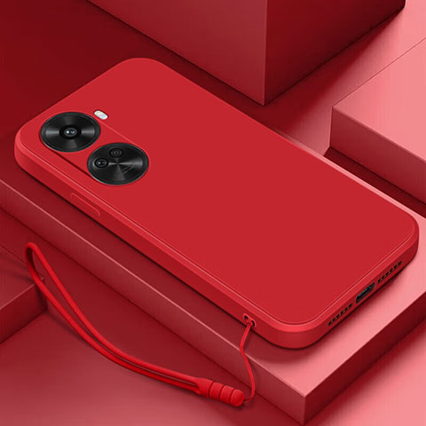 Coque Ultra Fine Silicone Souple 360 Degres Housse Etui YK3 pour Huawei Nova 11 SE Rouge