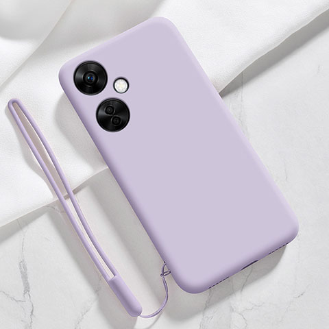 Coque Ultra Fine Silicone Souple 360 Degres Housse Etui YK3 pour Oppo K11x 5G Violet Clair