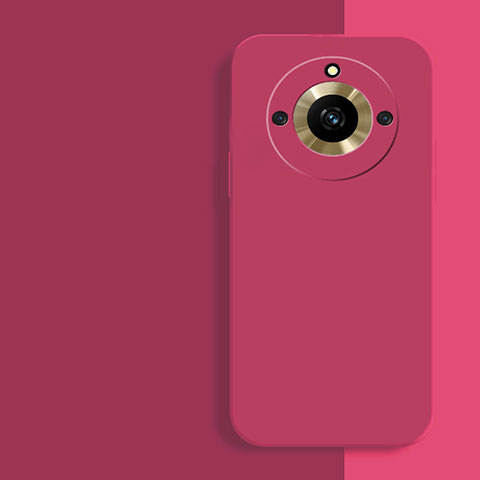 Coque Ultra Fine Silicone Souple 360 Degres Housse Etui YK3 pour Realme Narzo 60 5G Rose Rouge