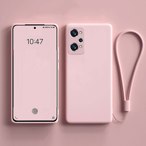 Coque Ultra Fine Silicone Souple 360 Degres Housse Etui YK3 pour Realme Q5 Pro 5G Rose