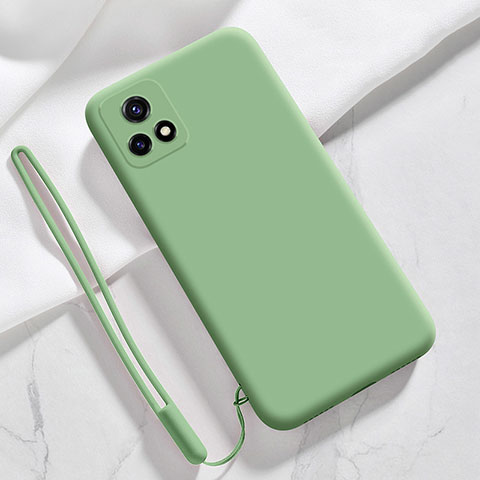 Coque Ultra Fine Silicone Souple 360 Degres Housse Etui YK3 pour Vivo iQOO U3 5G Vert