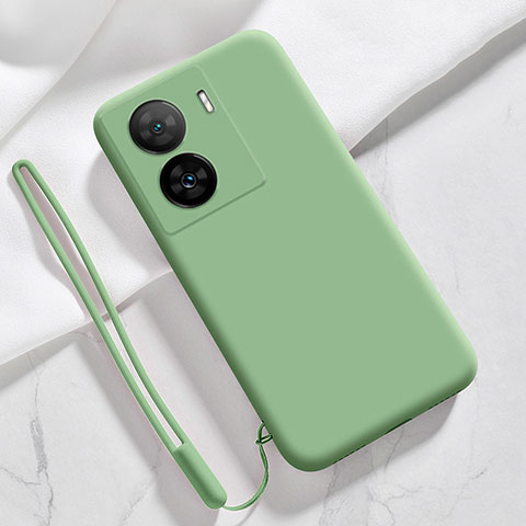 Coque Ultra Fine Silicone Souple 360 Degres Housse Etui YK3 pour Vivo iQOO Z7 5G Vert