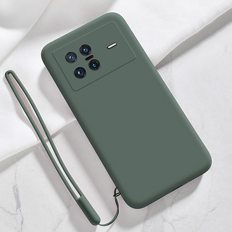 Coque Ultra Fine Silicone Souple 360 Degres Housse Etui YK3 pour Vivo X Note Vert Nuit