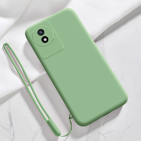 Coque Ultra Fine Silicone Souple 360 Degres Housse Etui YK3 pour Vivo Y02A Vert