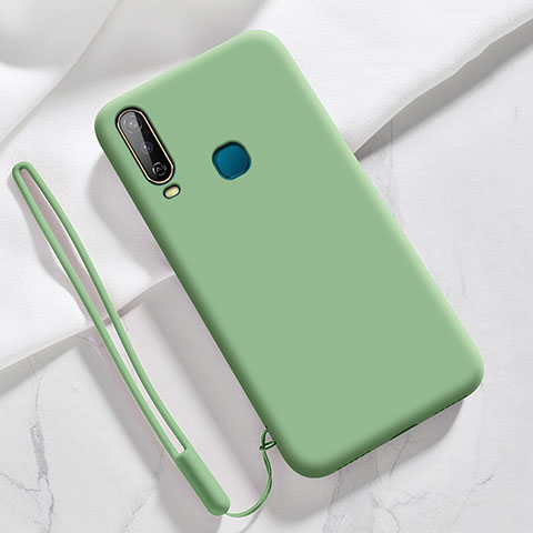 Coque Ultra Fine Silicone Souple 360 Degres Housse Etui YK3 pour Vivo Y3s Vert