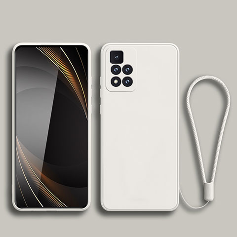 Coque Ultra Fine Silicone Souple 360 Degres Housse Etui YK3 pour Xiaomi Mi 11i 5G (2022) Blanc