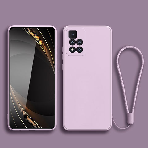 Coque Ultra Fine Silicone Souple 360 Degres Housse Etui YK3 pour Xiaomi Mi 11i 5G (2022) Violet Clair