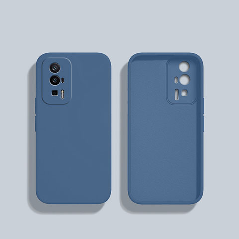 Coque Ultra Fine Silicone Souple 360 Degres Housse Etui YK3 pour Xiaomi Redmi K60 Pro 5G Gris Lavende