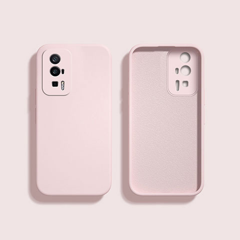 Coque Ultra Fine Silicone Souple 360 Degres Housse Etui YK3 pour Xiaomi Redmi K60 Pro 5G Rose