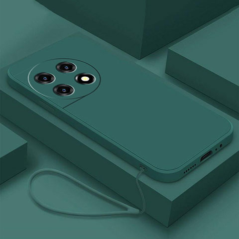 Coque Ultra Fine Silicone Souple 360 Degres Housse Etui YK4 pour OnePlus 11 5G Vert Nuit