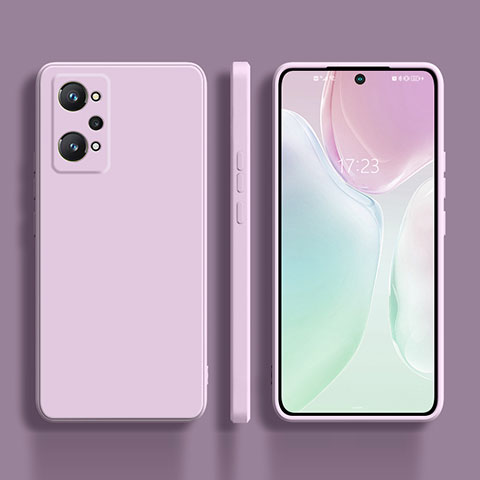 Coque Ultra Fine Silicone Souple 360 Degres Housse Etui YK4 pour Realme Q5 Pro 5G Violet Clair