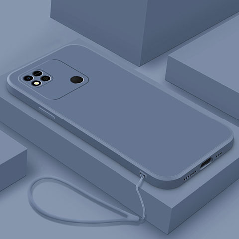 Coque Ultra Fine Silicone Souple 360 Degres Housse Etui YK4 pour Xiaomi POCO C3 Gris Lavende