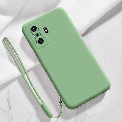 Coque Ultra Fine Silicone Souple 360 Degres Housse Etui YK4 pour Xiaomi Poco F4 GT 5G Pastel Vert